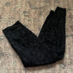 Black Camo Pattern Leggings
